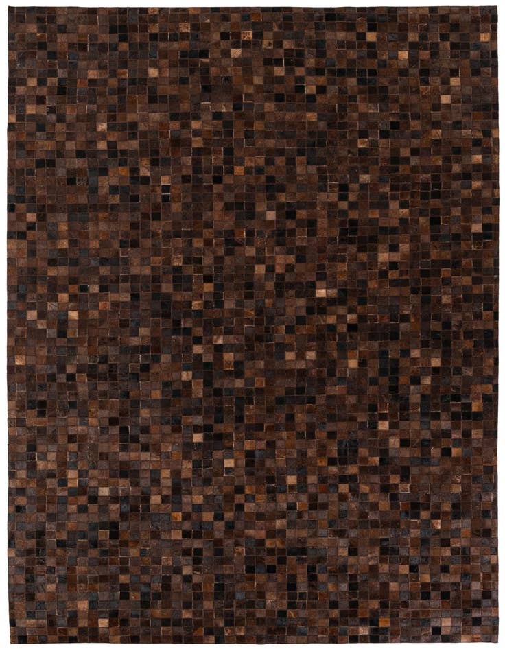 Detail image of 5' 11 x 8' 11 Cowhide Stocks Rug