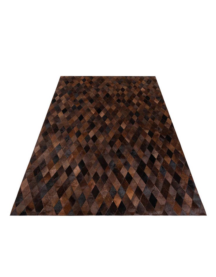 Detail image of 6' 6 x 9' 9 Cowhide Stocks Rug