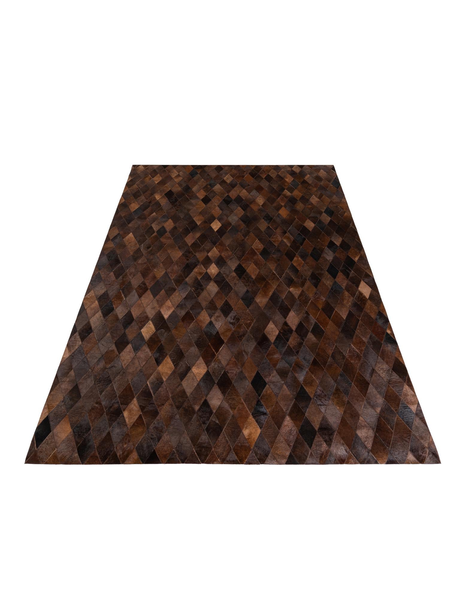 6' 6 x 9' 10 Cowhide Stocks Rug