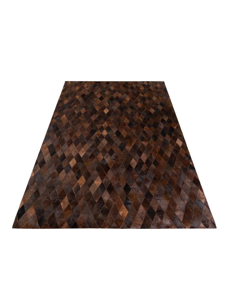 Detail image of 6' 6 x 9' 10 Cowhide Stocks Rug
