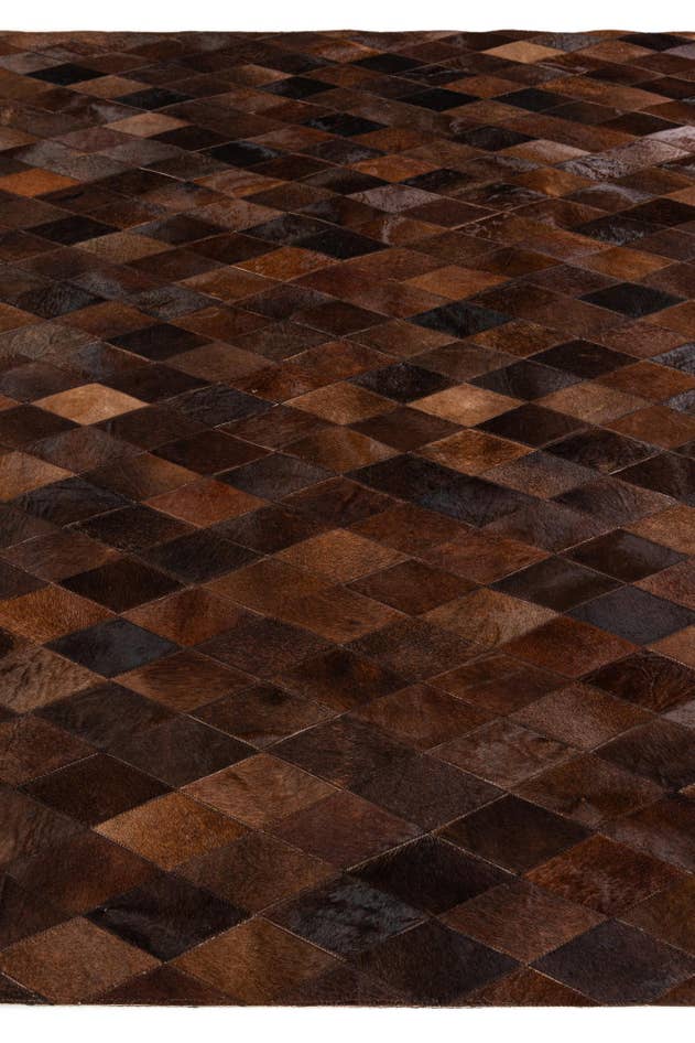 Detail image of 6' 6 x 9' 10 Cowhide Stocks Rug