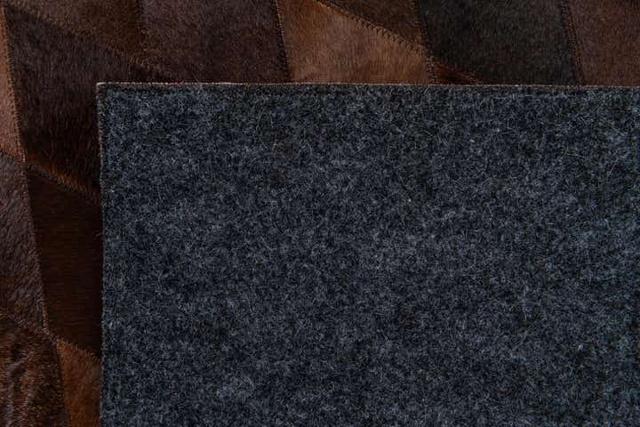 6' 6 x 9' 10 Cowhide Stocks Rug