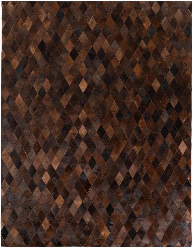 Detail image of 6' 6 x 9' 10 Cowhide Stocks Rug