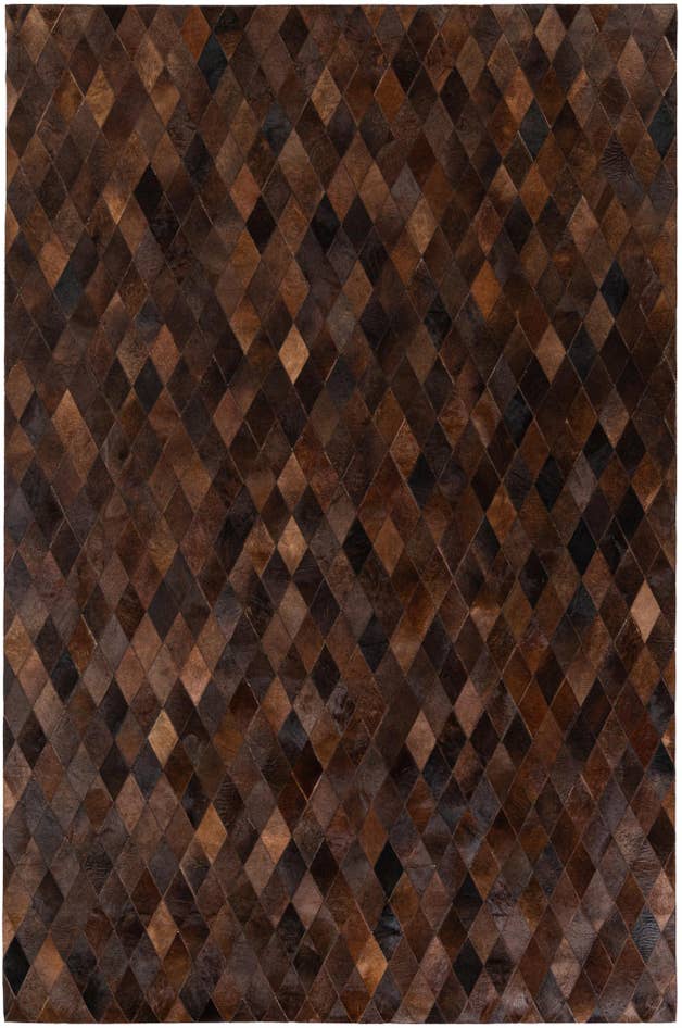 Detail image of 6' 6 x 9' 10 Cowhide Stocks Rug