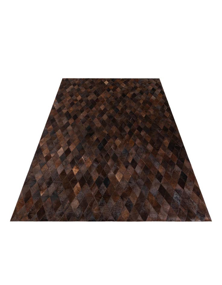 Detail image of 6' 7 x 9' 10 Cowhide Stocks Rug