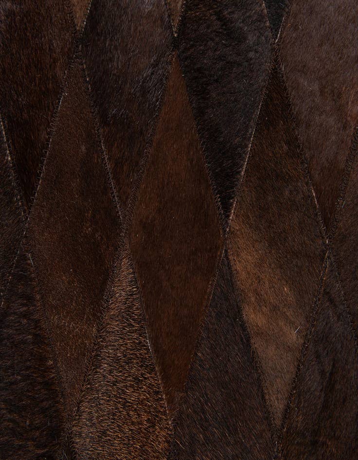 Detail image of 6' 7 x 9' 10 Cowhide Stocks Rug