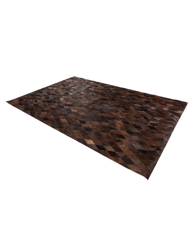 Detail image of 6' 7 x 9' 10 Cowhide Stocks Rug