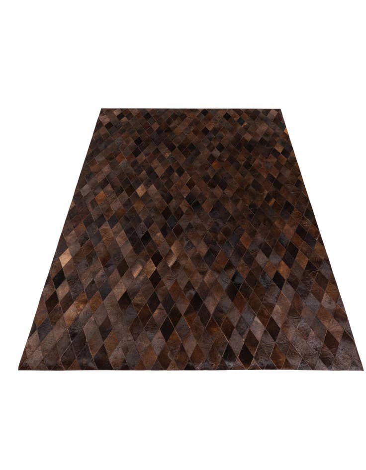 Detail image of 6' 7 x 9' 10 Cowhide Stocks Rug