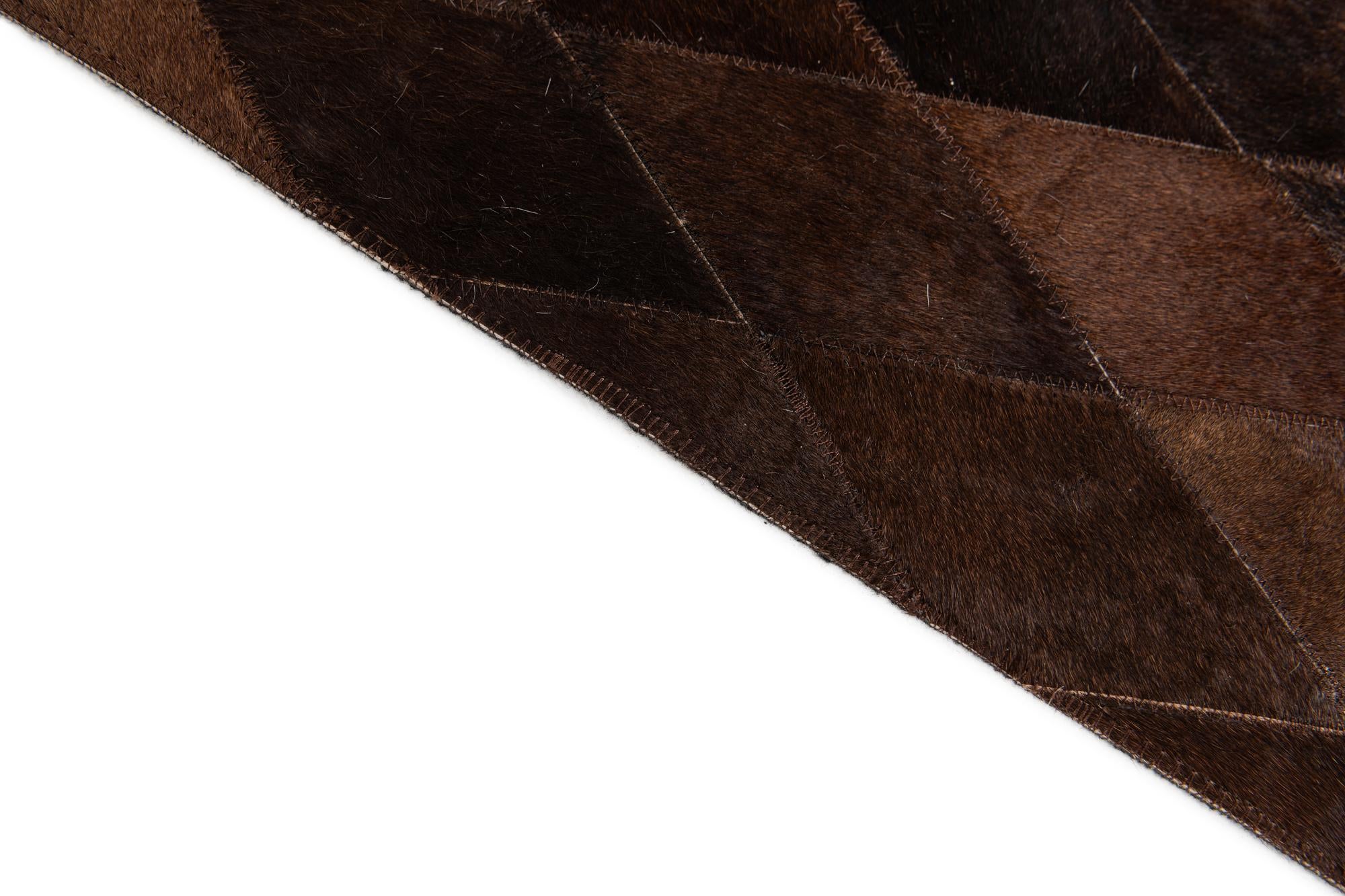 6' 7 x 9' 10 Cowhide Stocks Rug