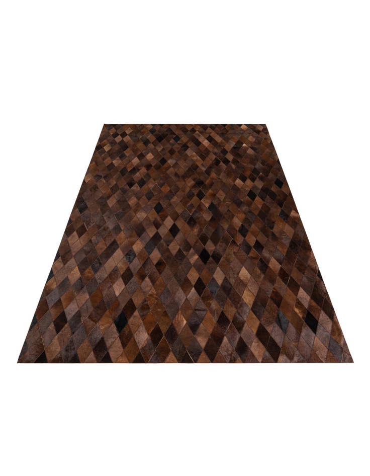 Detail image of 6' 7 x 9' 10 Cowhide Stocks Rug