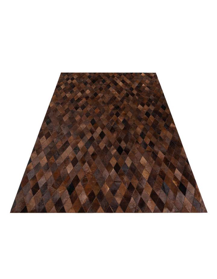 6' 7 x 9' 10 Cowhide Stocks Rug
