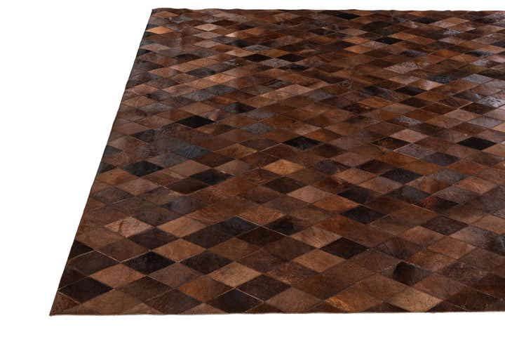6' 7 x 9' 10 Cowhide Stocks Rug