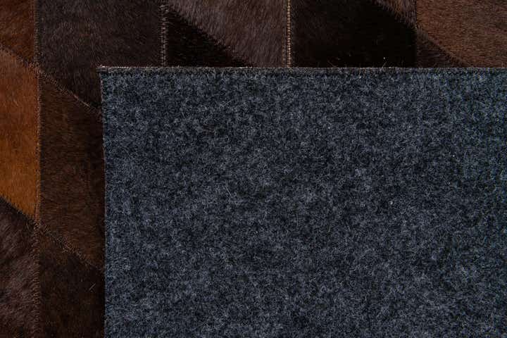6' 6 x 9' 10 Cowhide Stocks Rug