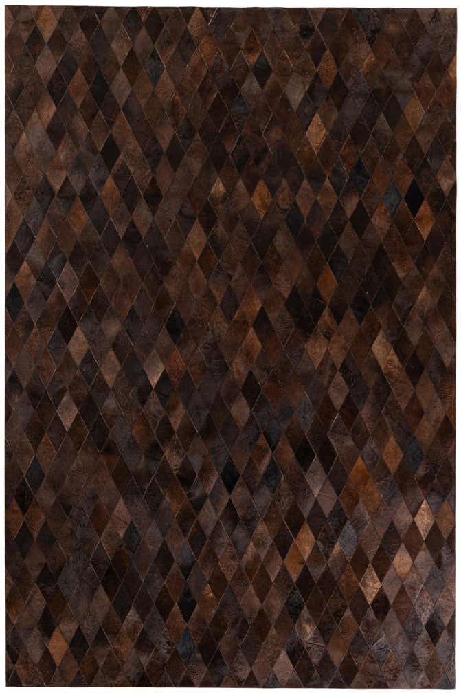 6' 6 x 9' 10 Cowhide Stocks Rug