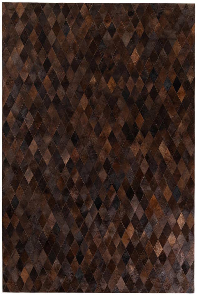 Detail image of 6' 6 x 9' 10 Cowhide Stocks Rug