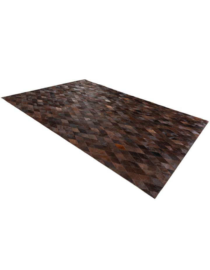 6' 6 x 9' 10 Cowhide Stocks Rug