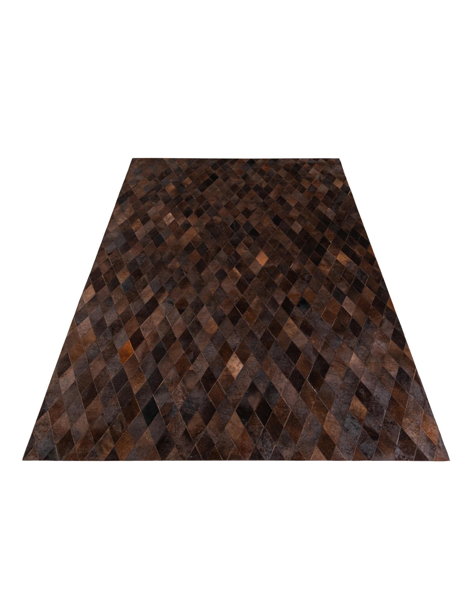 6' 6 x 9' 10 Cowhide Stocks Rug