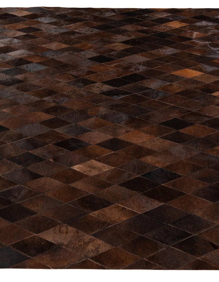 Detail image of 6' 6 x 9' 10 Cowhide Stocks Rug