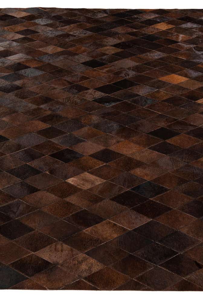 6' 6 x 9' 10 Cowhide Stocks Rug