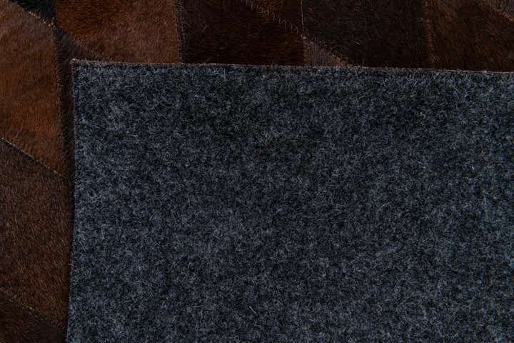 6' 6 x 9' 10 Cowhide Stocks Rug