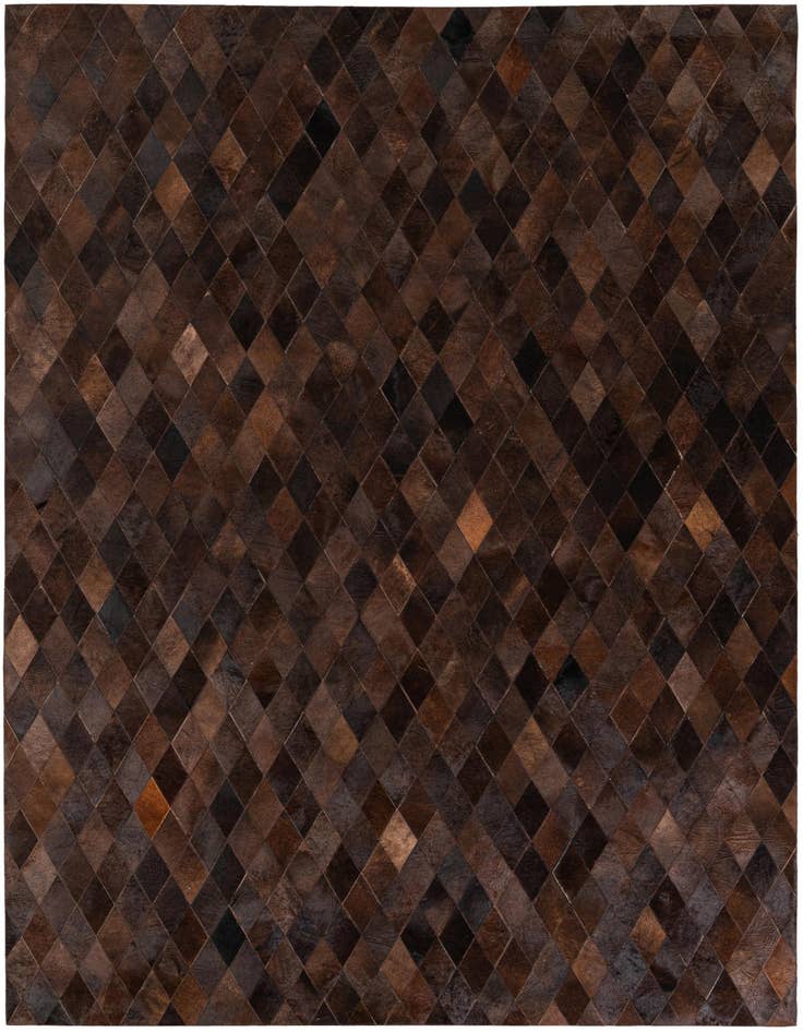 Detail image of 6' 6 x 9' 10 Cowhide Stocks Rug