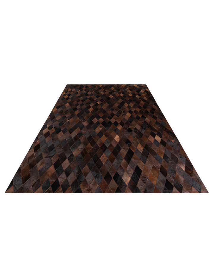 6' 6 x 9' 11 Cowhide Stocks Rug