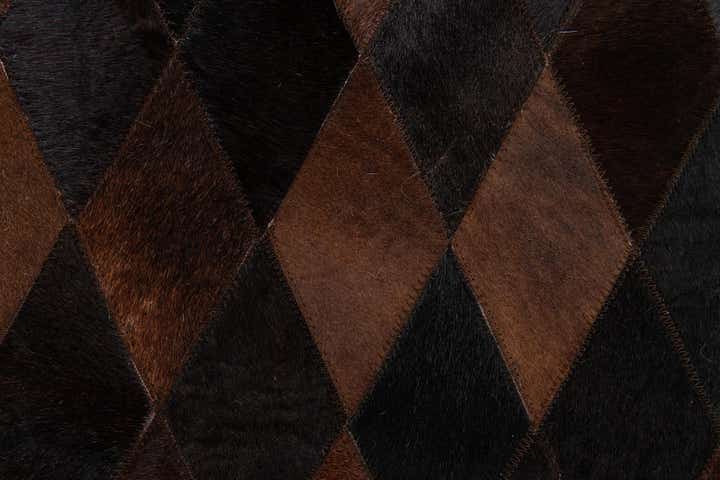 6' 6 x 9' 11 Cowhide Stocks Rug