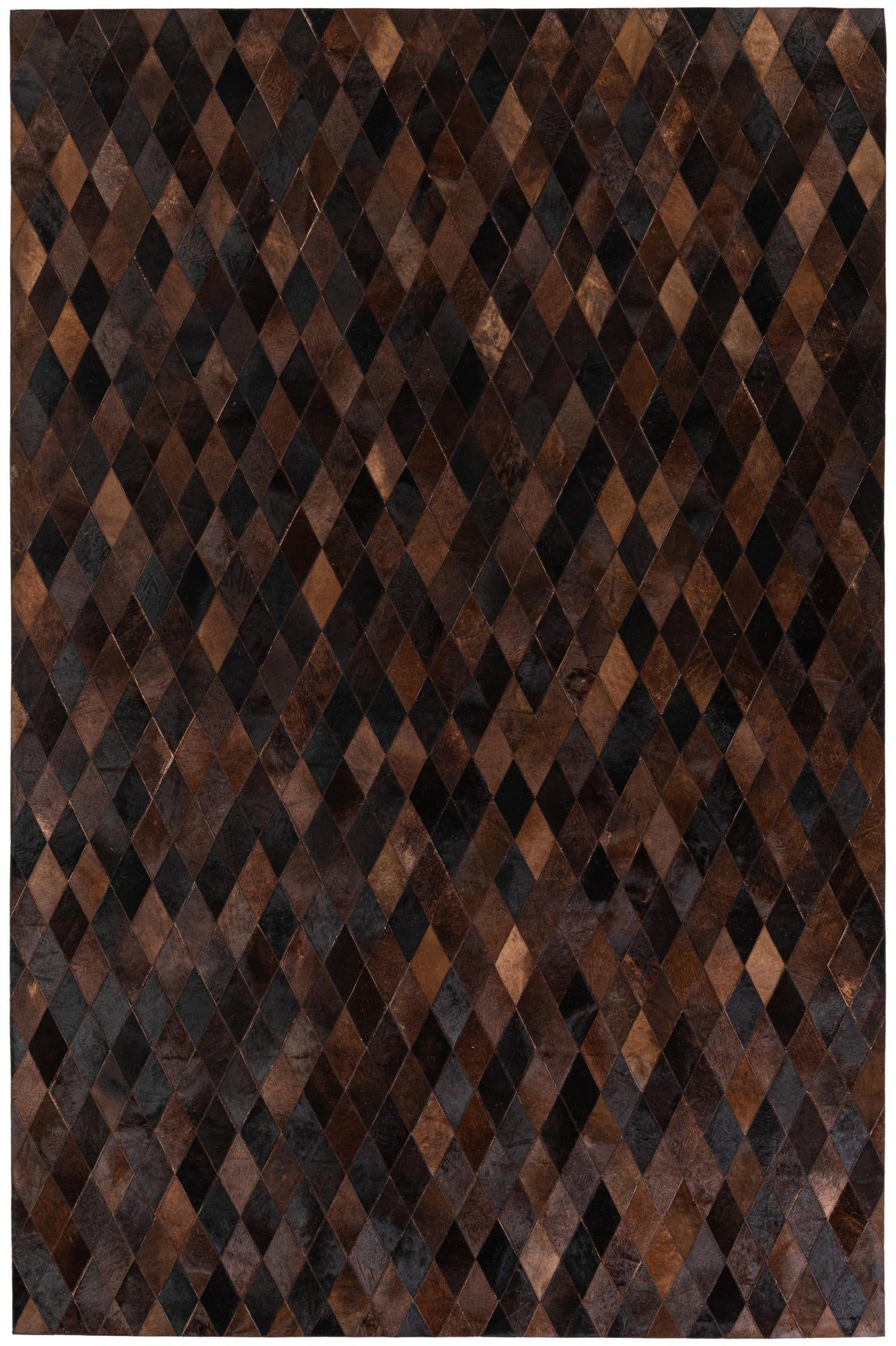 6' 6 x 9' 11 Cowhide Stocks Rug