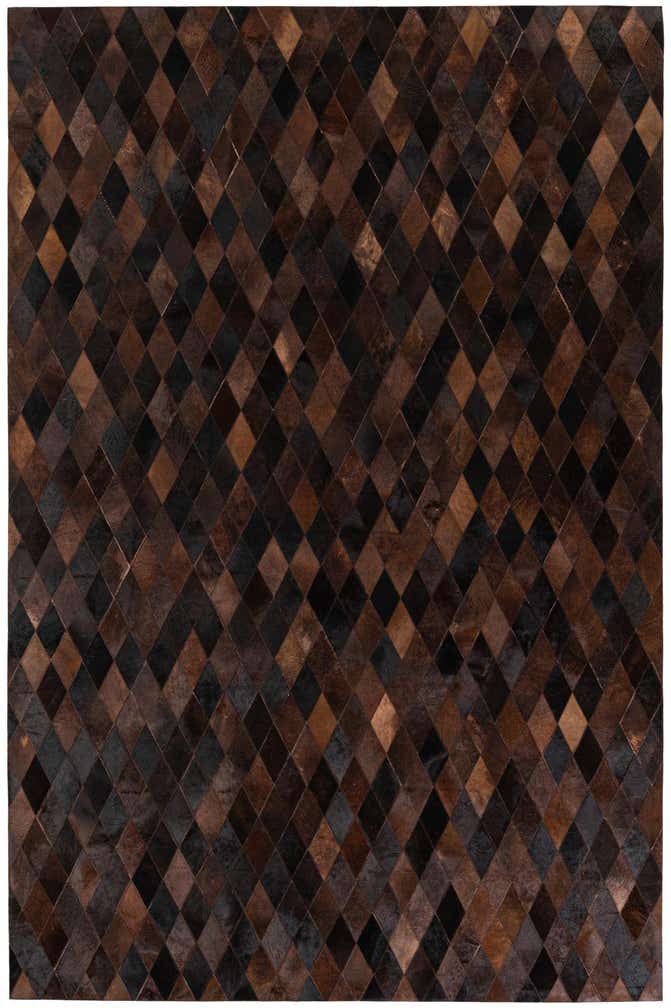 6' 6 x 9' 11 Cowhide Stocks Rug