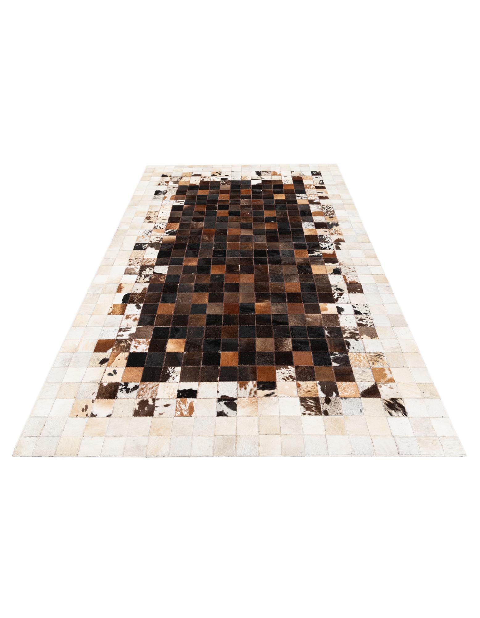 5' x 7' 11 Cowhide Stocks Rug