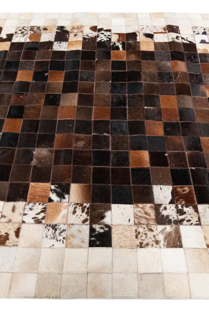 5' x 7' 11 Cowhide Stocks Rug