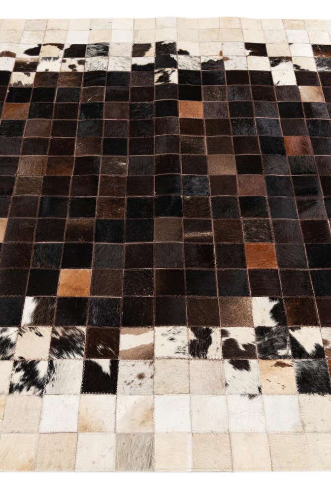 4' 11 x 7' 10 Cowhide Stocks Rug