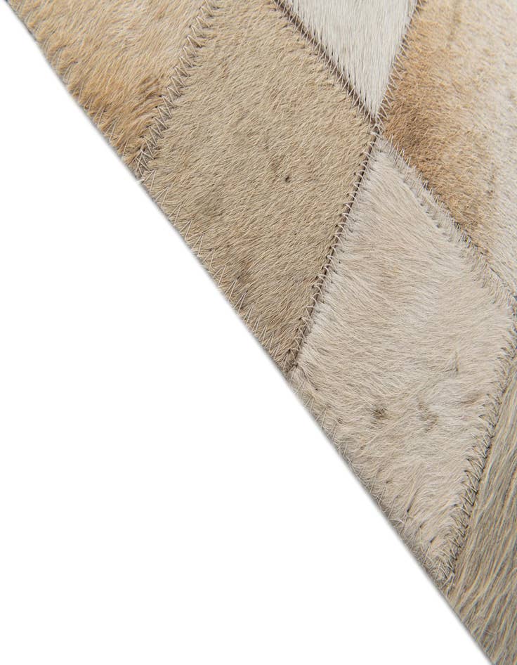 Detail image of 4' 11 x 7' 10 Cowhide Stocks Rug