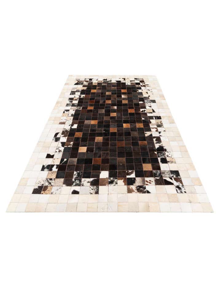 4' 11 x 7' 10 Cowhide Stocks Rug