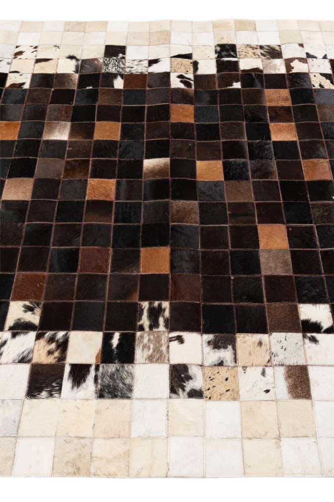 4' 11 x 7' 10 Cowhide Stocks Rug