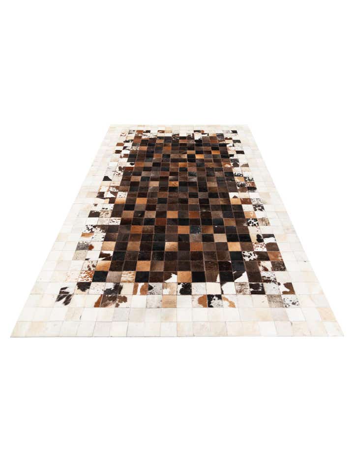 5' 2 x 8' Cowhide Stocks Rug