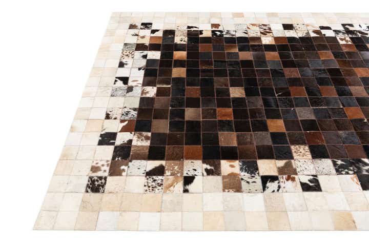 5' x 7' 11 Cowhide Stocks Rug