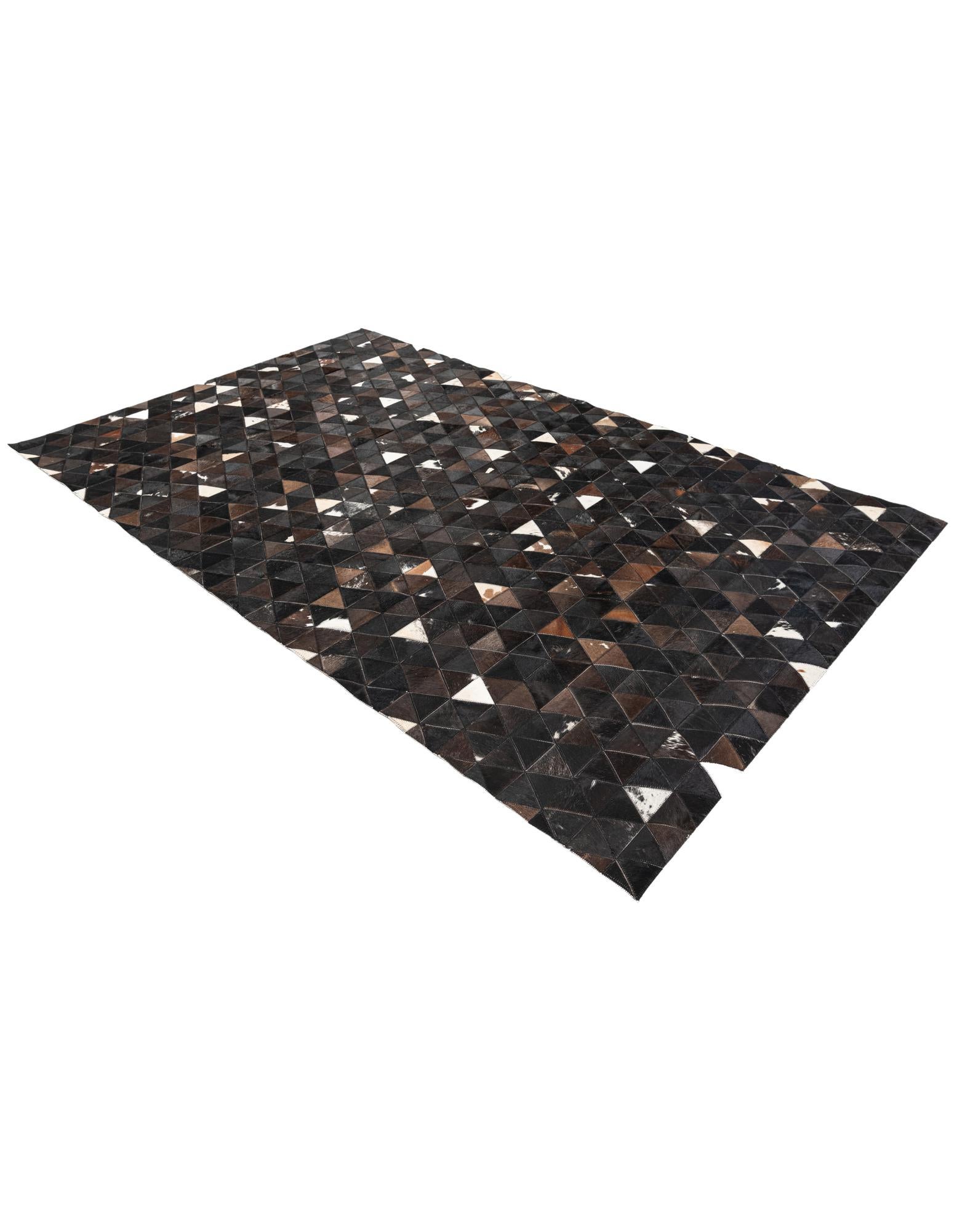 5' 1 x 8' Cowhide Stocks Rug