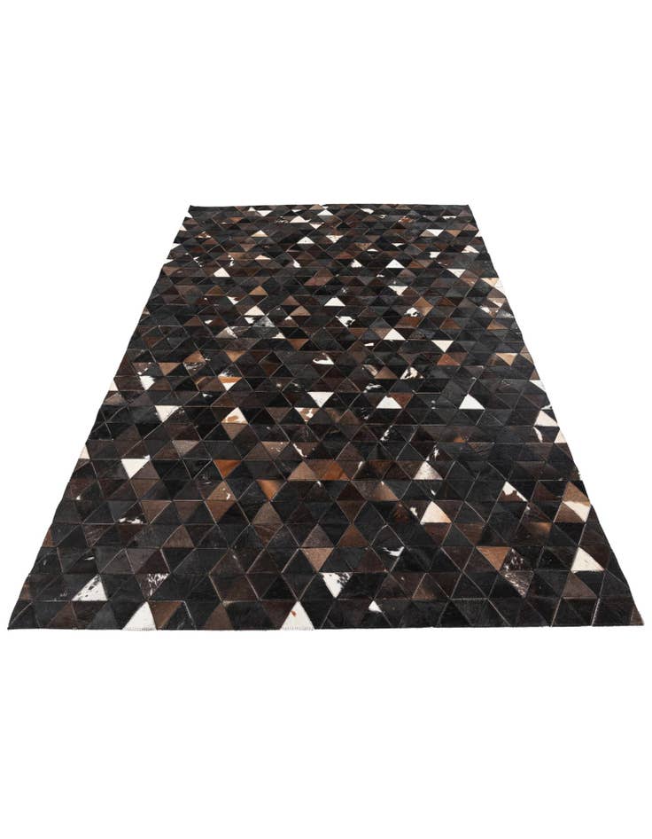 Detail image of 5' 1 x 8' Cowhide Stocks Rug