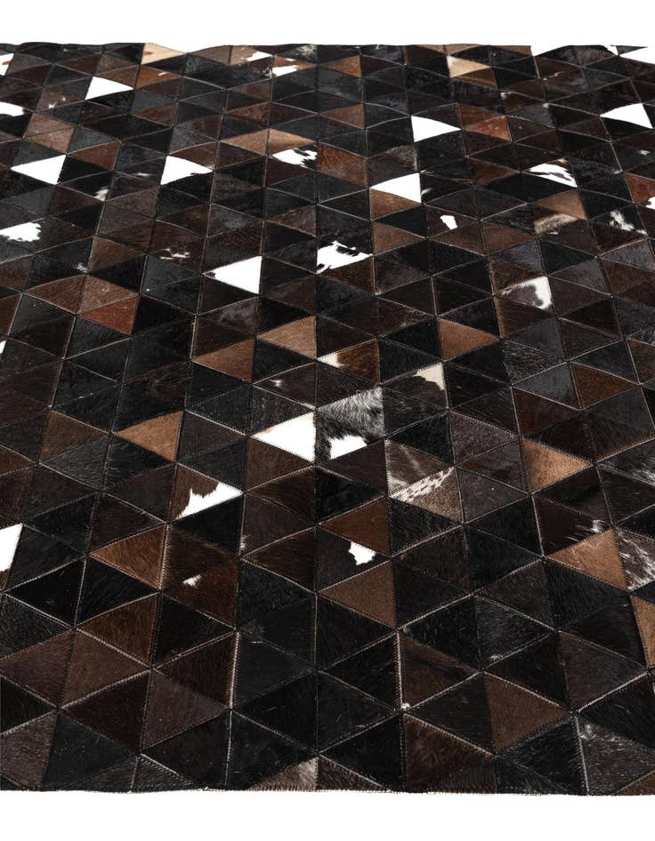 Detail image of 5' 1 x 8' Cowhide Stocks Rug