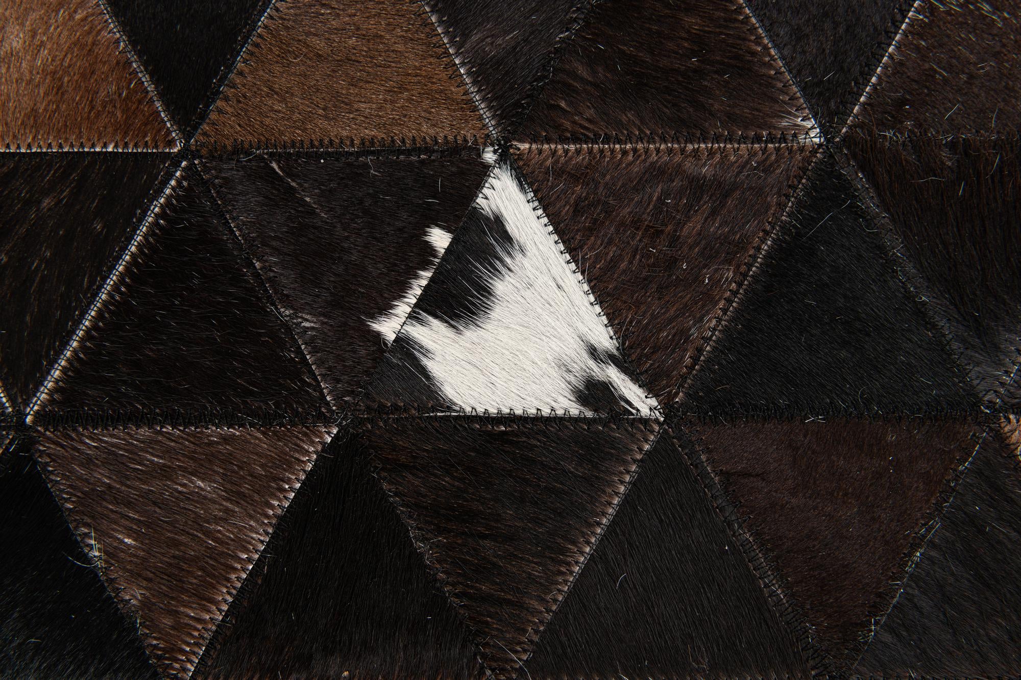 5' 1 x 8' Cowhide Stocks Rug