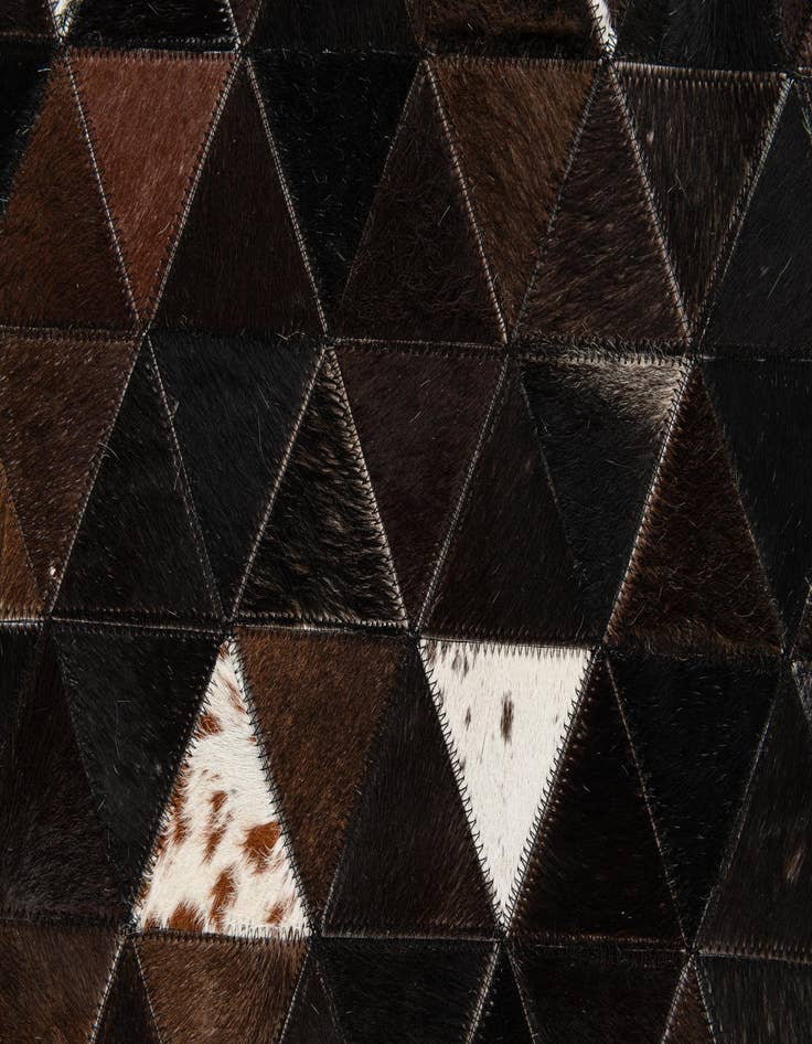 Detail image of 5' 1 x 8' Cowhide Stocks Rug