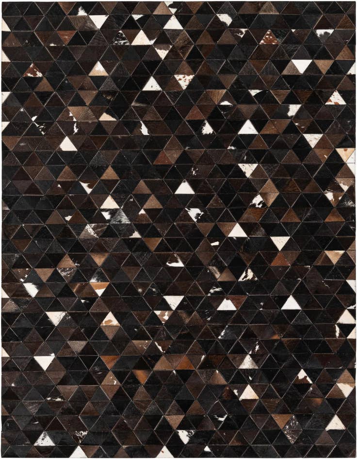 Detail image of 5' 1 x 8' Cowhide Stocks Rug