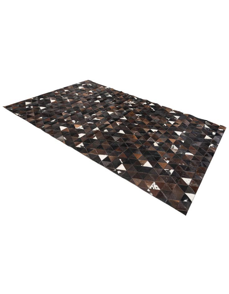Detail image of 5' x 7' 9 Cowhide Stocks Rug