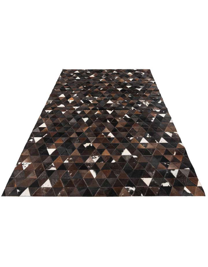5' x 7' 9 Cowhide Stocks Rug