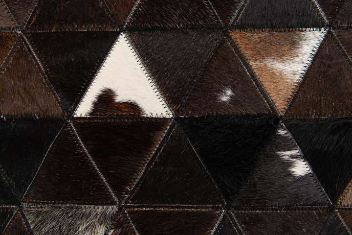 5' x 7' 9 Cowhide Stocks Rug