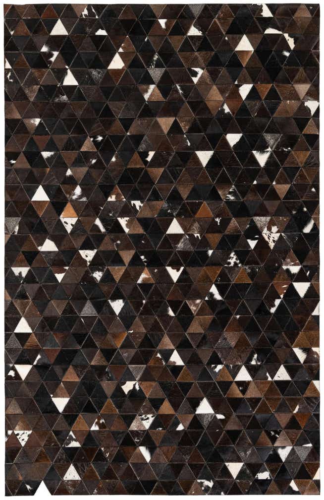 5' x 7' 9 Cowhide Stocks Rug