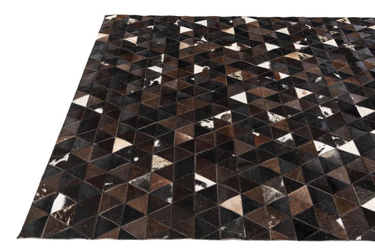 Detail image of 5' 1 x 7' 11 Cowhide Stocks Rug