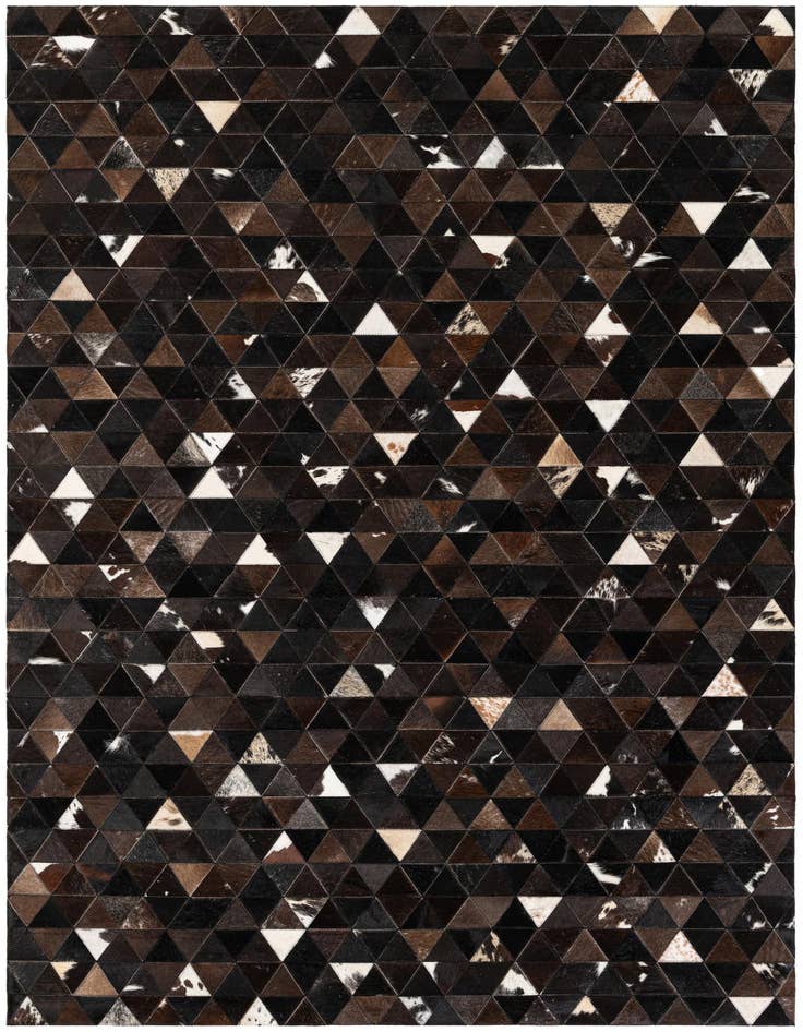 Detail image of 5' 1 x 7' 11 Cowhide Stocks Rug