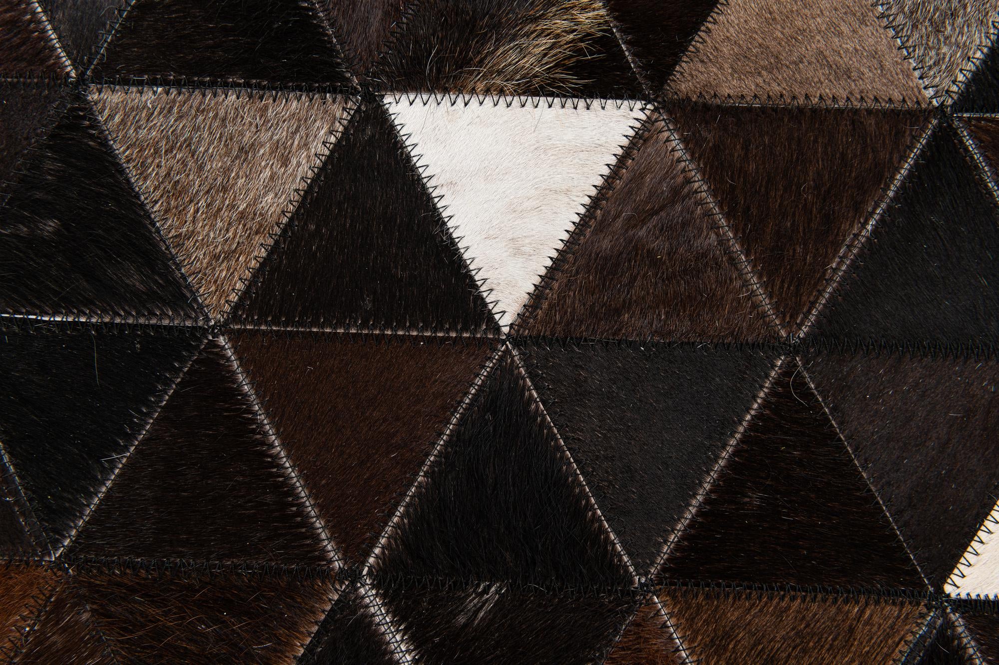 5' x 7' 11 Cowhide Stocks Rug